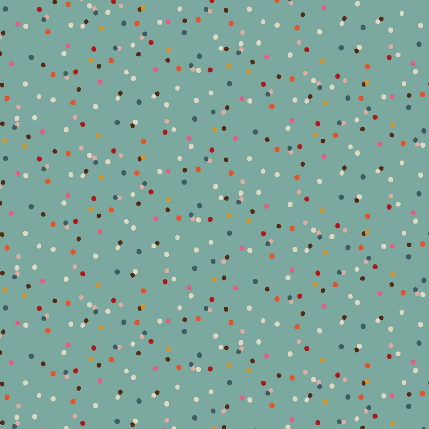 Thread and Ink Design Studio Confetti Teal CONF5000TEAL