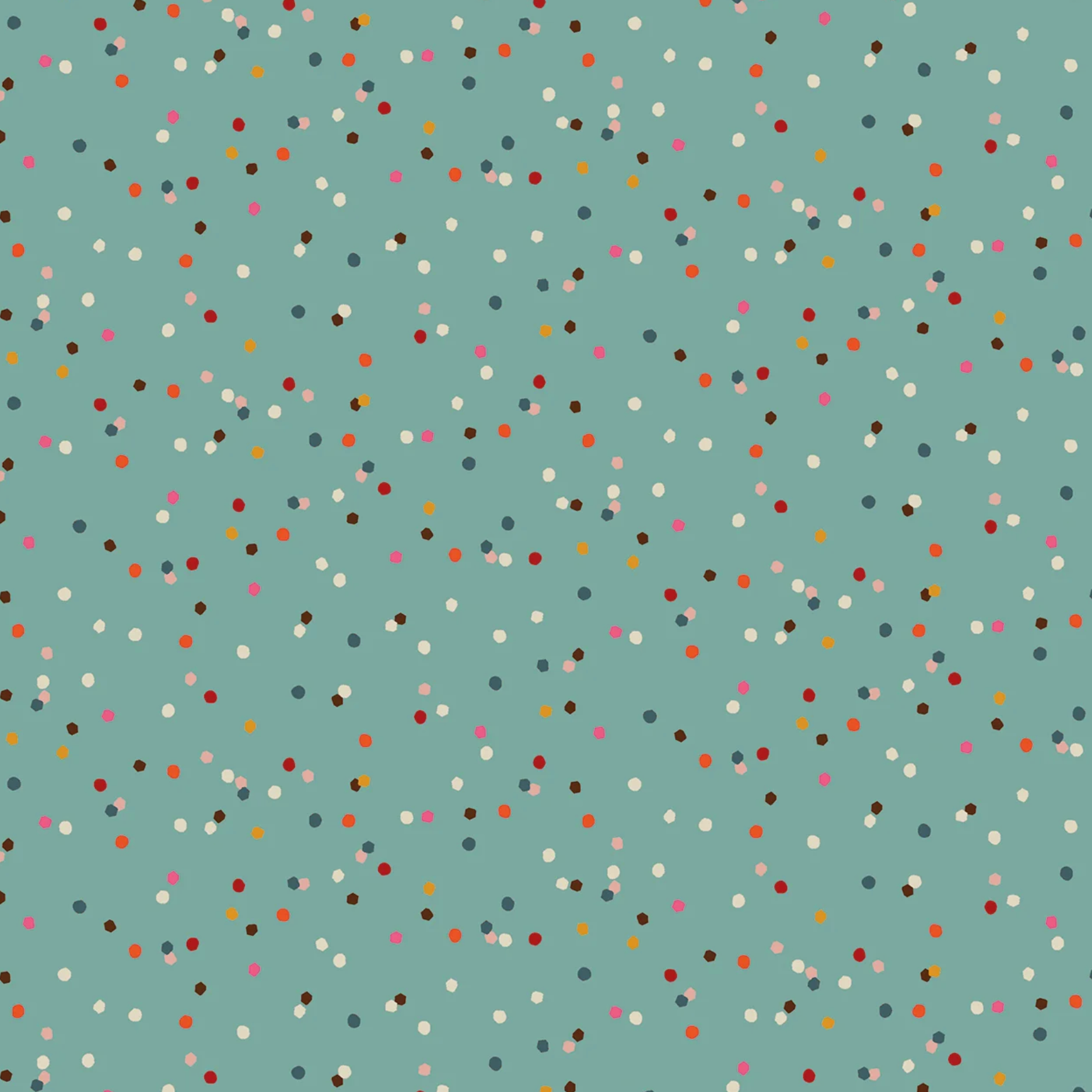 Thread and Ink Design Studio Confetti Teal CONF5000TEAL