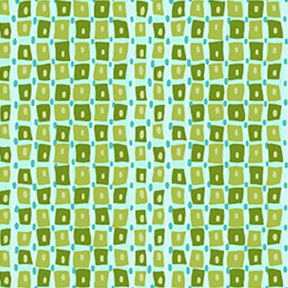 Tiny Square Stripe Green Blue Paintbrush Studio Fabrics Dianthus 12099434