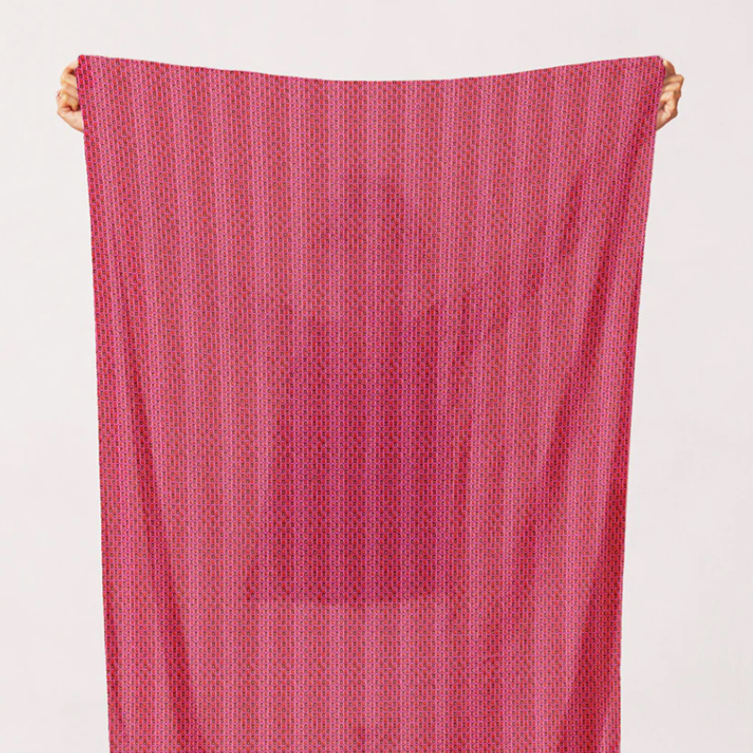 Tiny Square Stripe Pink Paintbrush Studio Fabrics Dianthus 12099433