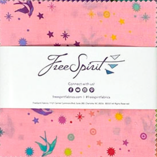 Tula Pink FreeSpirit Fabrics Fairy Dust 5" Charm Pack