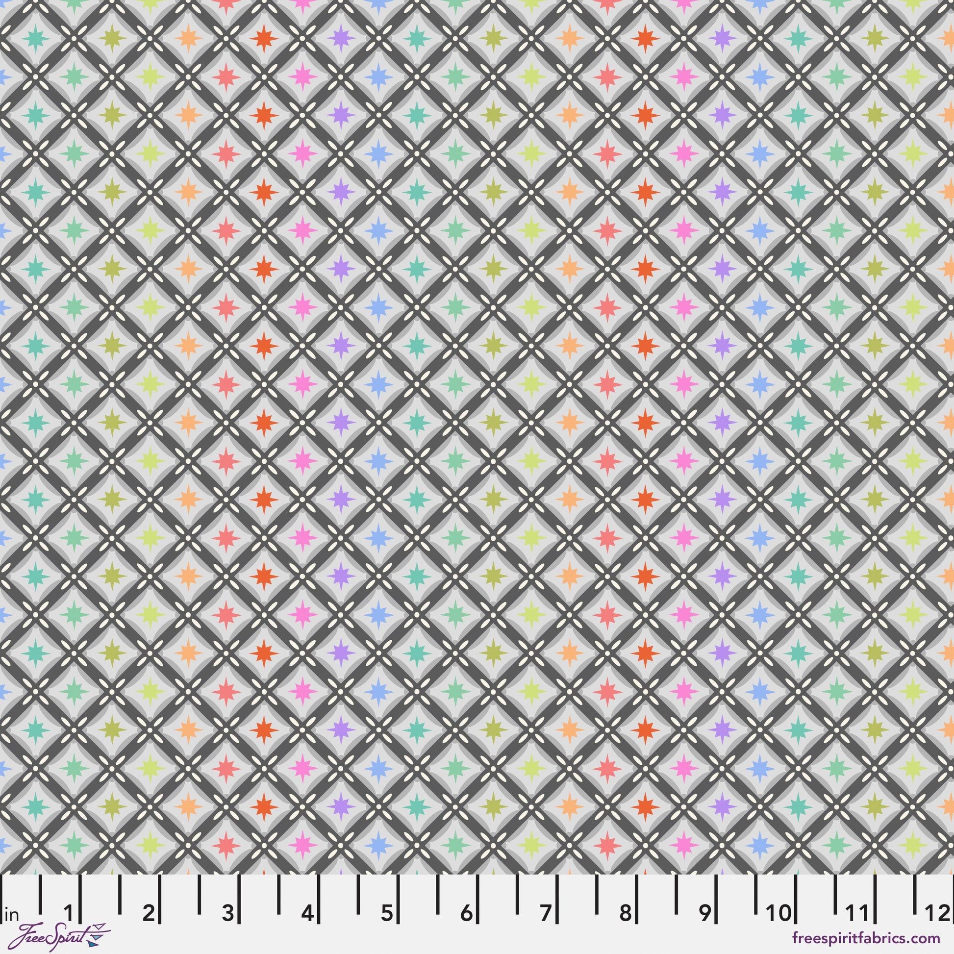 Tula Pink FreeSpirit Fabrics Roar Stargazer PWTP228 Storm