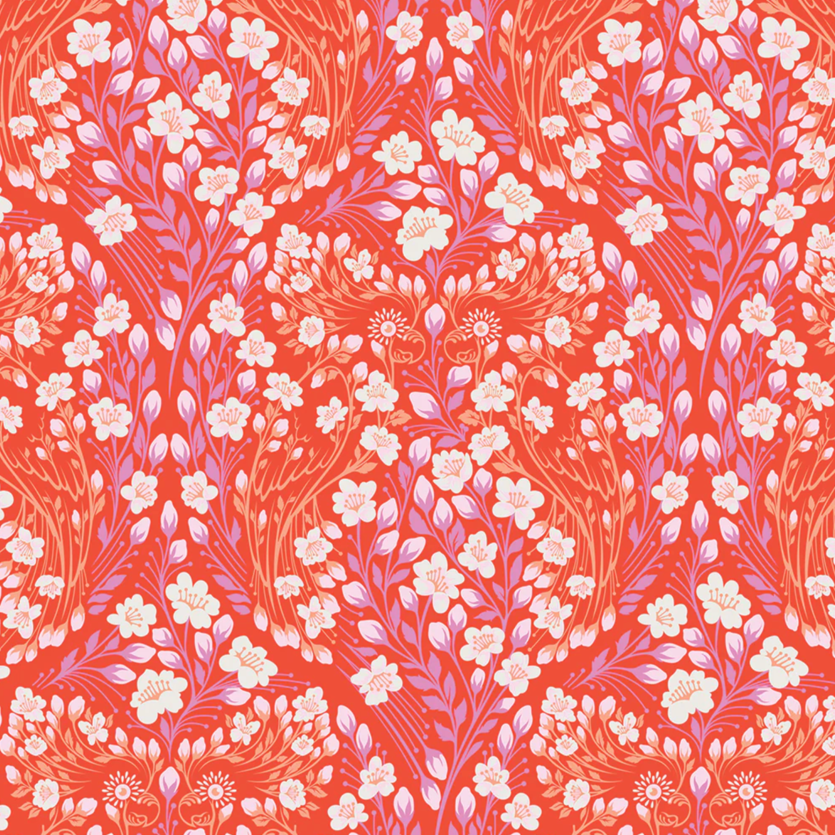 Tula Pink Monkey Wrench Parrot Prattle Mango PWTP135