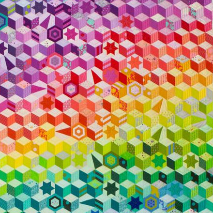 Tula Pink's Tumbling Cosmos Complete Piece Pack by Paper Pieces