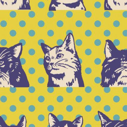 UN/NO Pop World Cats and Dots Japanese Import NN2316H 12A