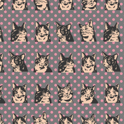 UN/NO Pop World Japanese Import Japan Cats and Dots NN2316H