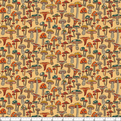 Valentina Harper Benartex Pumpkin and Spice Mini Mushroom Honey 1344030B