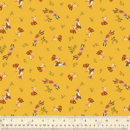 Vivian Yiwing Windham Fabrics Foxy 53428-4 Saffron