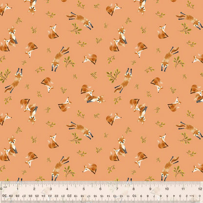 Vivian Yiwing Windham Fabrics Foxy 53428-5 Salmon