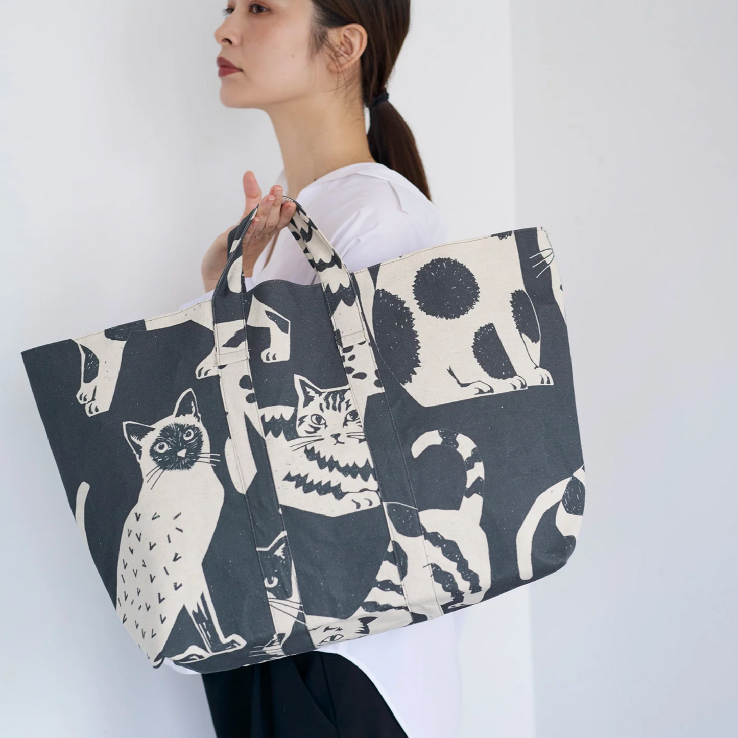 echino Kokka Nekonoe Cat Black EYX-91000-101